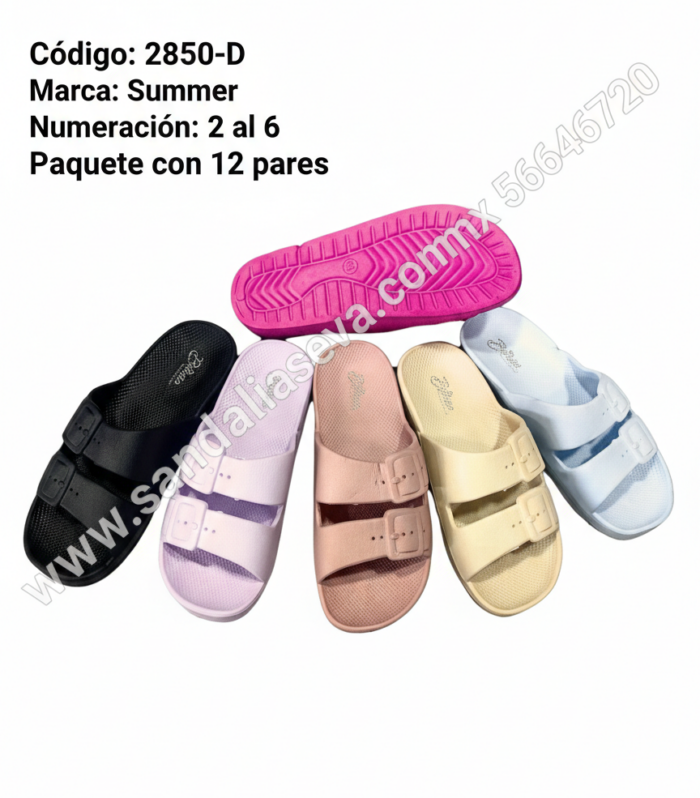 Sandalia para dama 2850-D