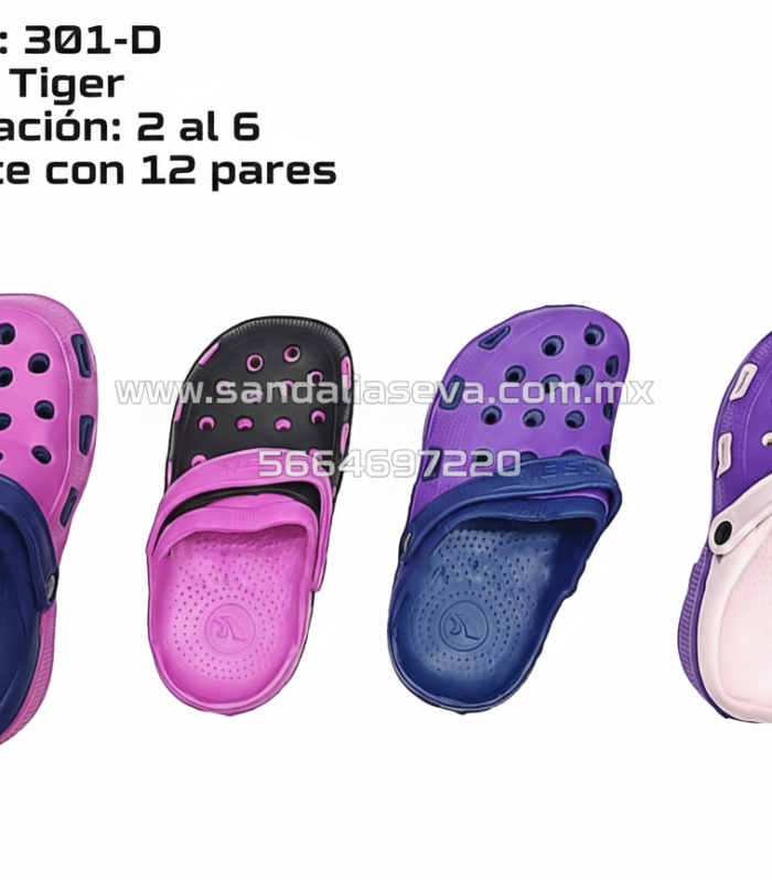 Crocs doble dama 301-D