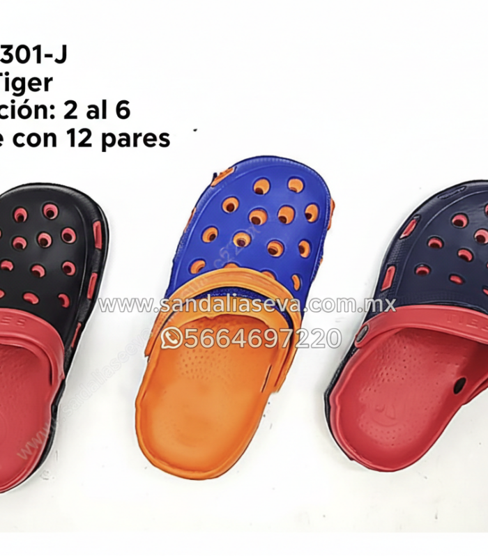 Crocs doble Joven 301-J