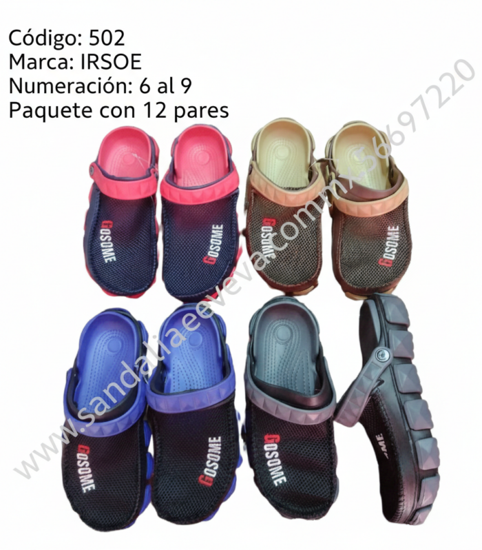 Sandalia para caballero 502-C-IRSOE