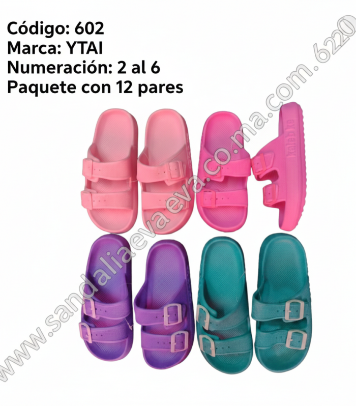 Sandalia para dama 602-D