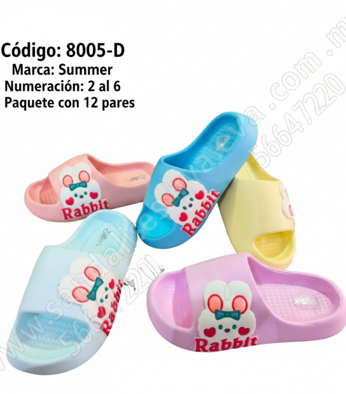 Sandalias para dama 8005-D